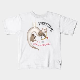 Cupid ferret Kids T-Shirt